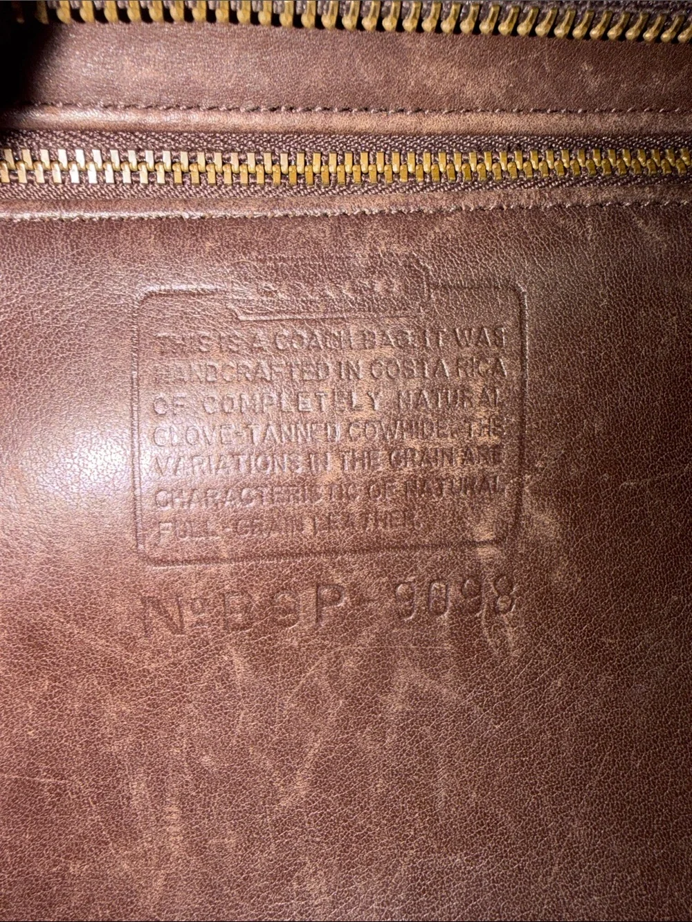 Coach Vintage Leather Shopper Tote